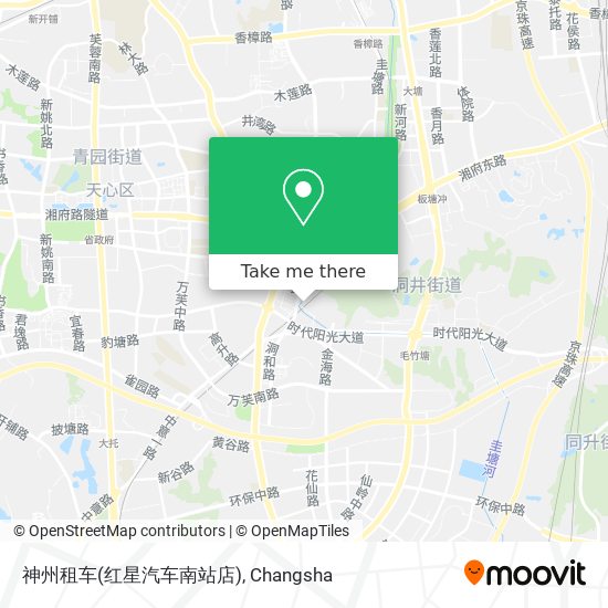 神州租车(红星汽车南站店) map