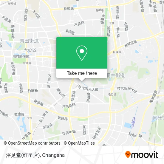 浴足堂(红星店) map
