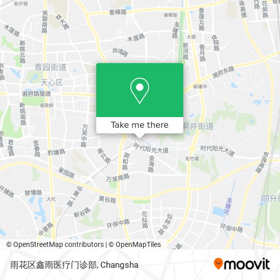 雨花区鑫雨医疗门诊部 map