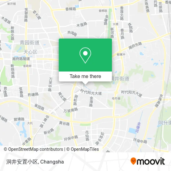 洞井安置小区 map