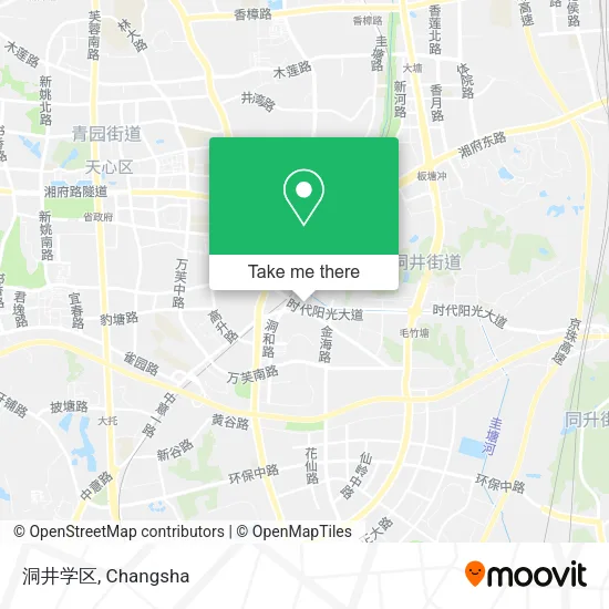 洞井学区 map