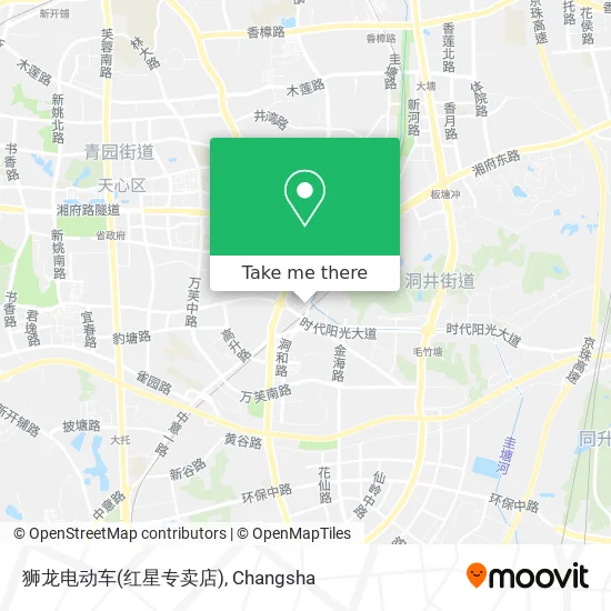狮龙电动车(红星专卖店) map