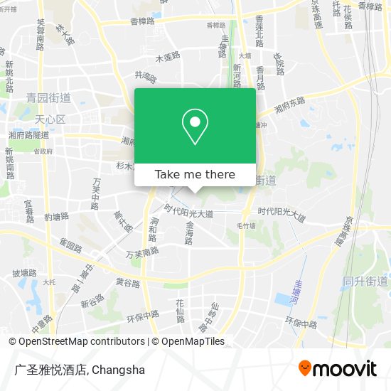 广圣雅悦酒店 map