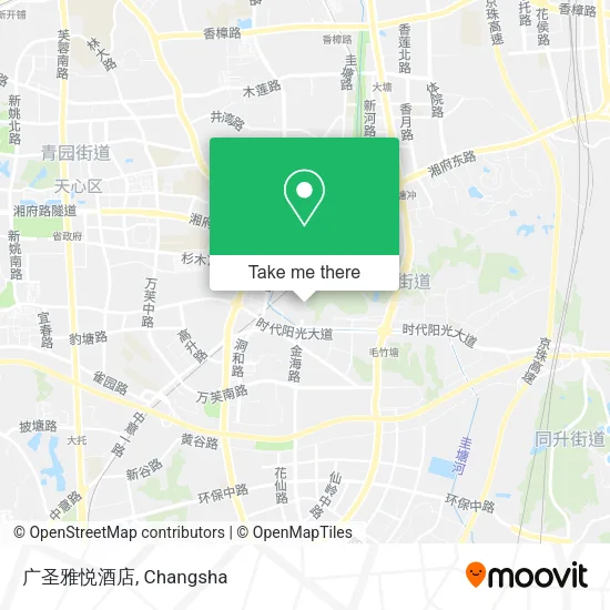 广圣雅悦酒店 map