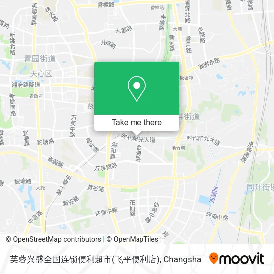 芙蓉兴盛全国连锁便利超市(飞平便利店) map