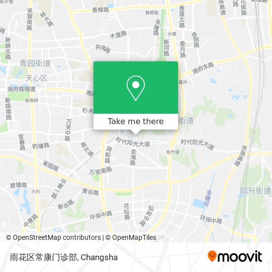 雨花区常康门诊部 map
