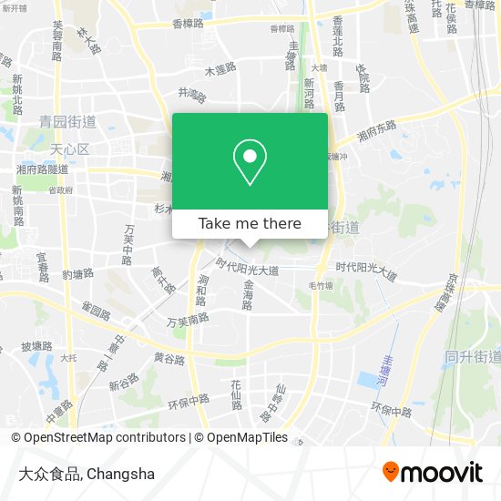 大众食品 map