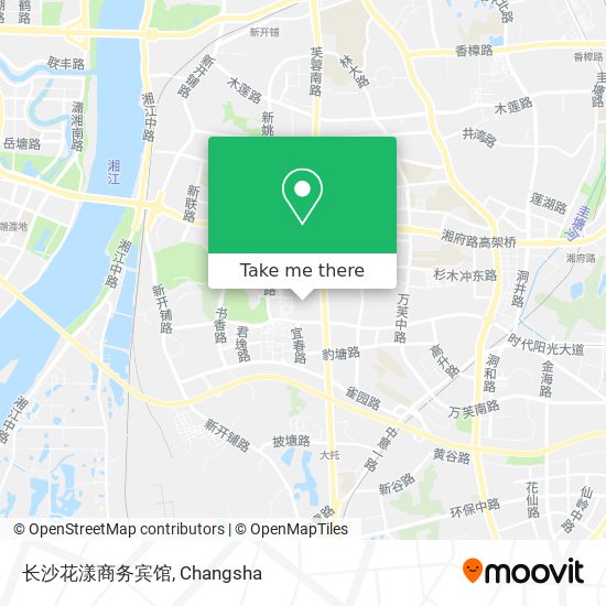 长沙花漾商务宾馆 map