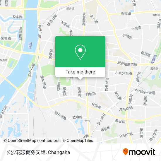 长沙花漾商务宾馆 map