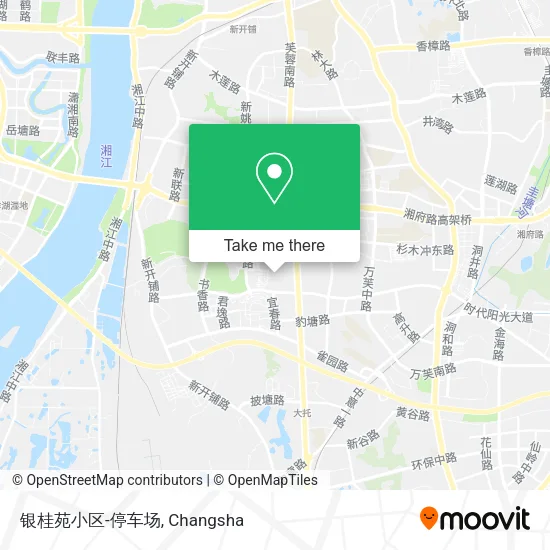 银桂苑小区-停车场 map