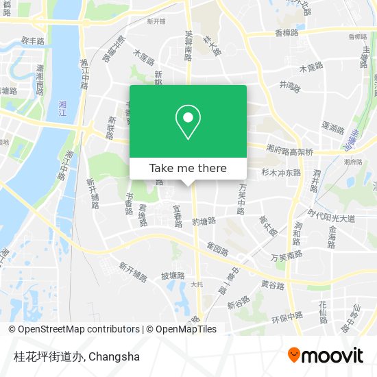 桂花坪街道办 map