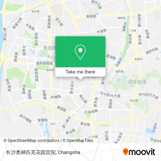长沙奥林匹克花园贡院 map