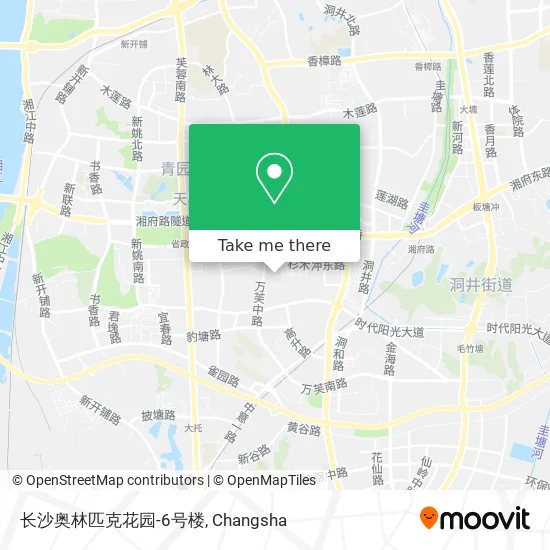 长沙奥林匹克花园-6号楼 map