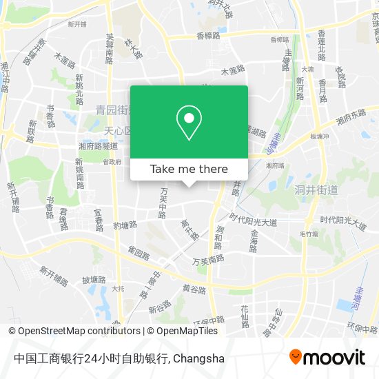 中国工商银行24小时自助银行 map