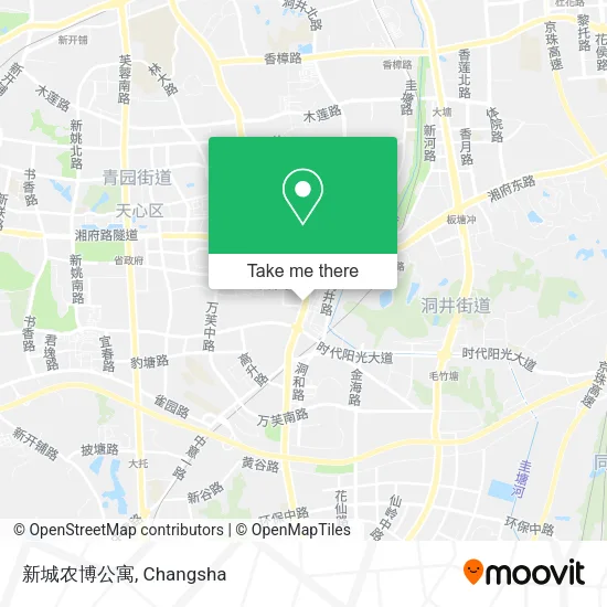 新城农博公寓 map