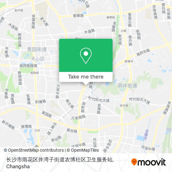 长沙市雨花区井湾子街道农博社区卫生服务站 map