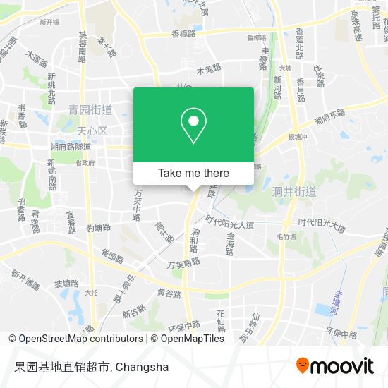 果园基地直销超市 map