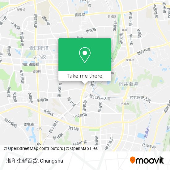 湘和生鲜百货 map