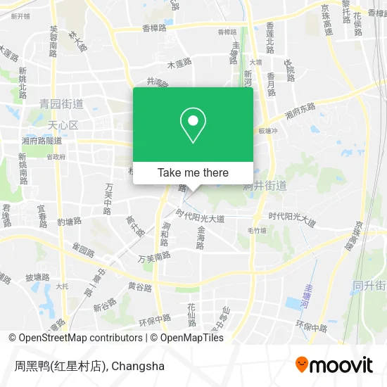 周黑鸭(红星村店) map