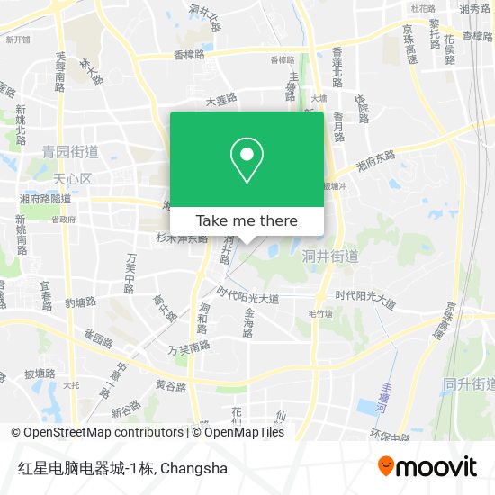 红星电脑电器城-1栋 map