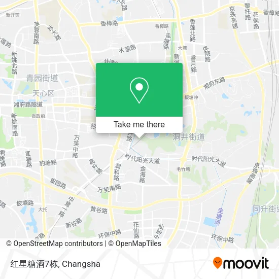 红星糖酒7栋 map