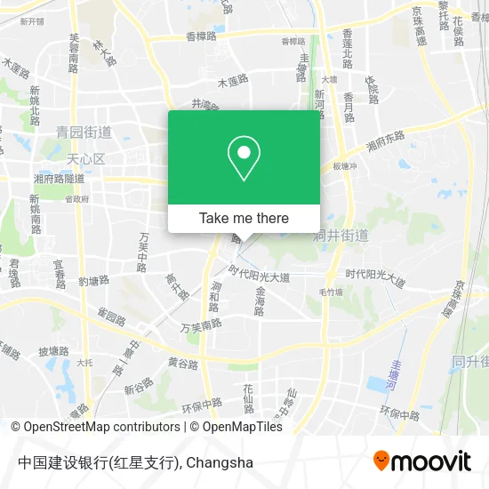 中国建设银行(红星支行) map