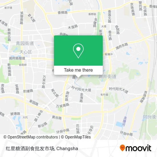 红星糖酒副食批发市场 map