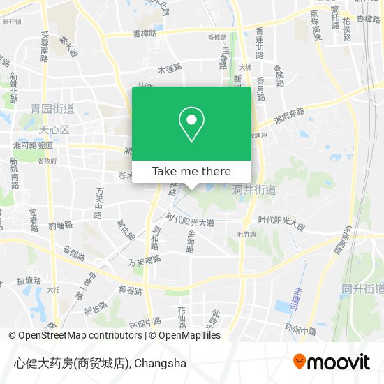 心健大药房(商贸城店) map