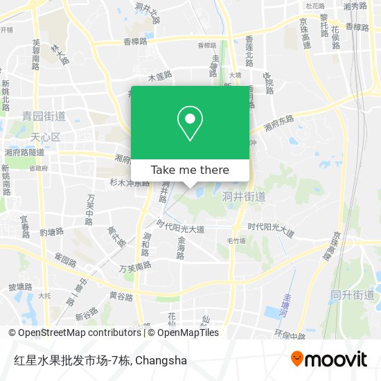 红星水果批发市场-7栋 map