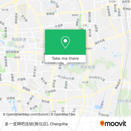 多一度网吧连锁(雅信店) map