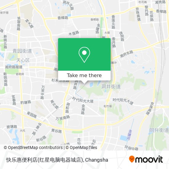 快乐惠便利店(红星电脑电器城店) map