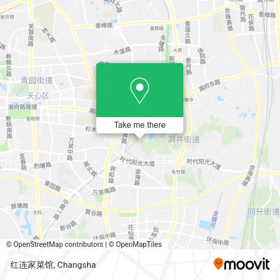 红连家菜馆 map