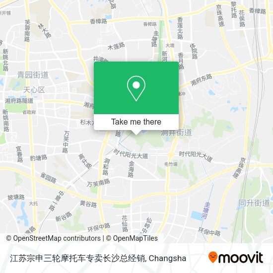 江苏宗申三轮摩托车专卖长沙总经销 map