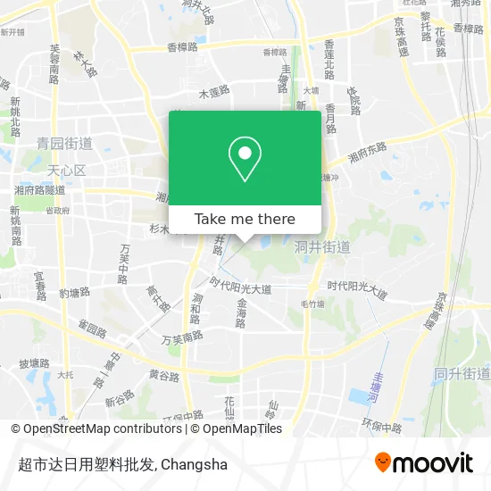 超市达日用塑料批发 map