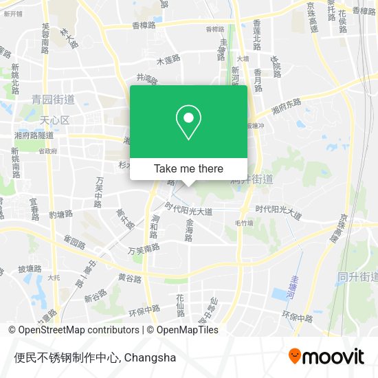 便民不锈钢制作中心 map