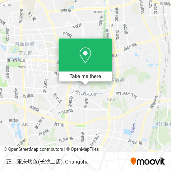 正宗重庆烤鱼(长沙二店) map