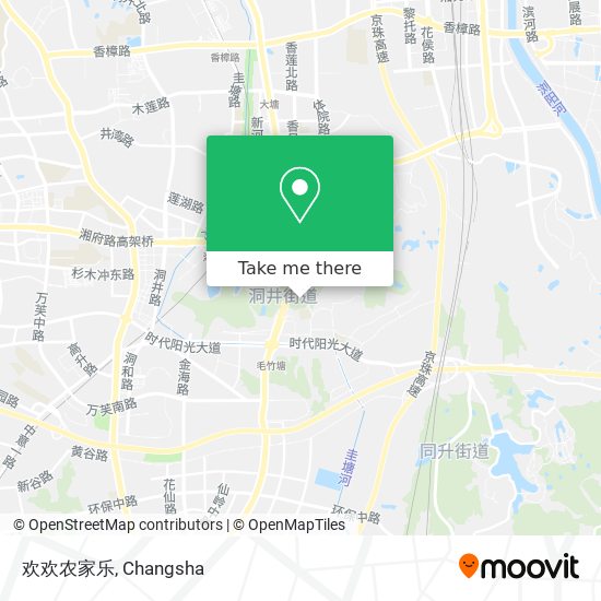 欢欢农家乐 map