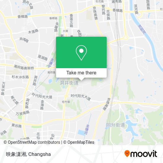 映象潇湘 map