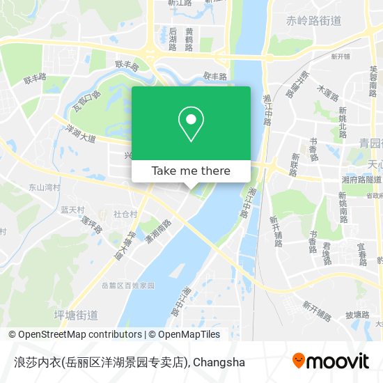 浪莎内衣(岳丽区洋湖景园专卖店) map