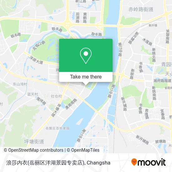 浪莎内衣(岳丽区洋湖景园专卖店) map