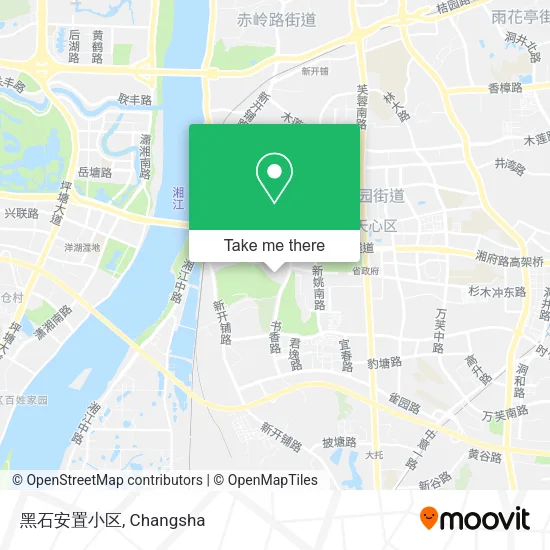 黑石安置小区 map