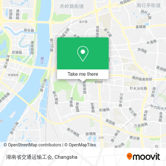 湖南省交通运输工会 map