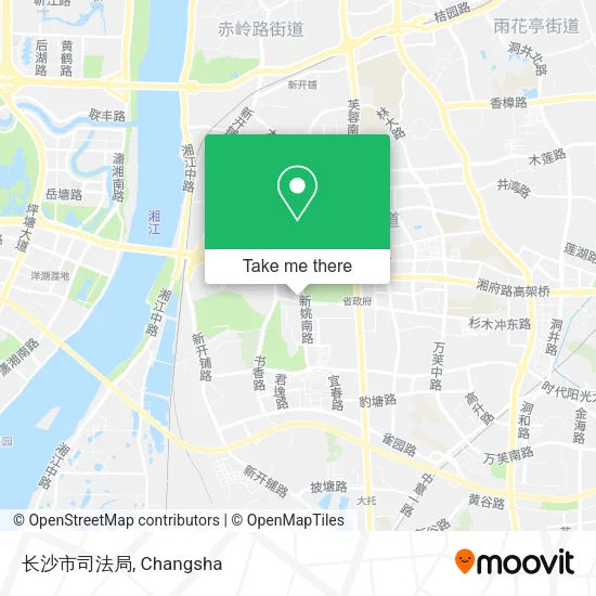 长沙市司法局 map