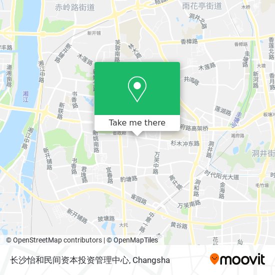 长沙怡和民间资本投资管理中心 map
