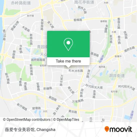 薇爱专业美容馆 map