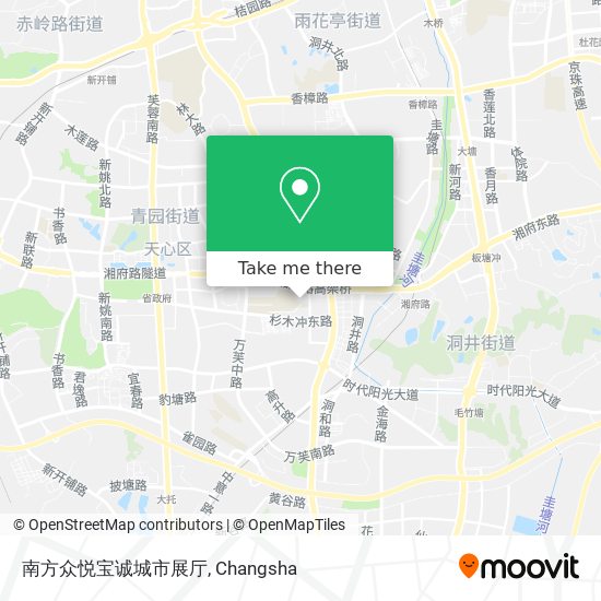南方众悦宝诚城市展厅 map