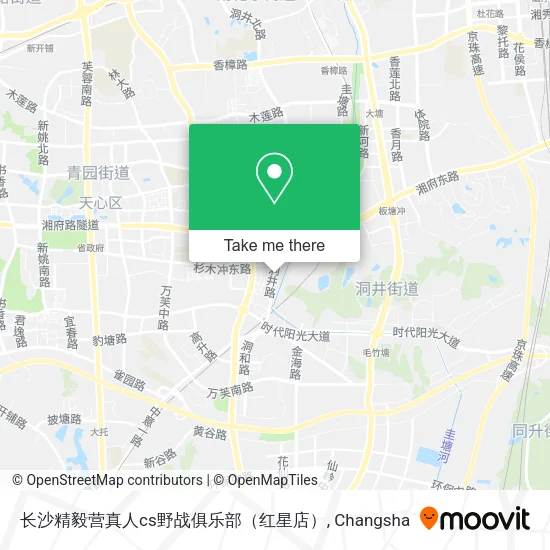 长沙精毅营真人cs野战俱乐部（红星店） map