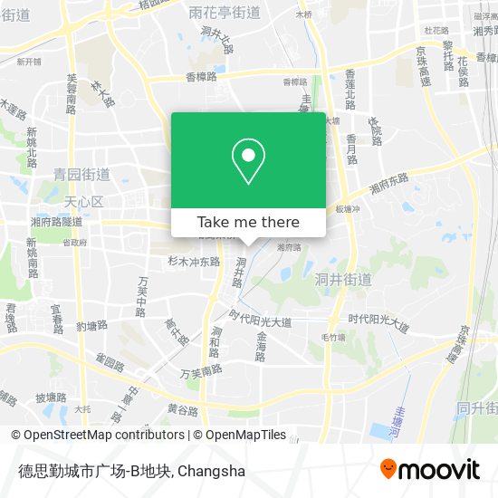 德思勤城市广场-B地块 map