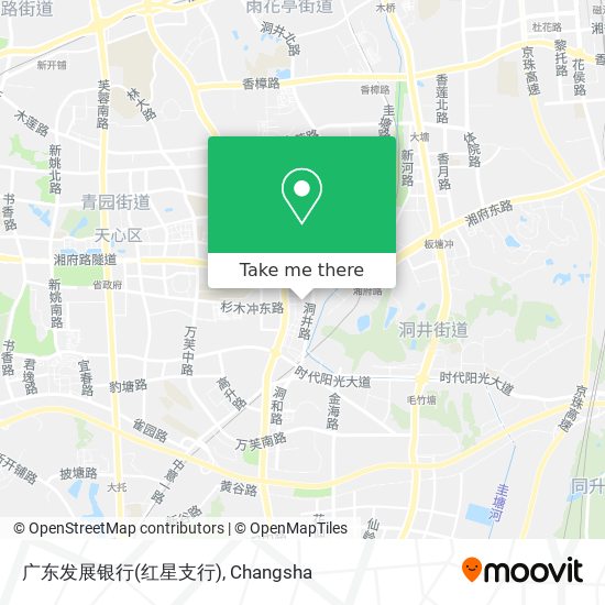 广东发展银行(红星支行) map