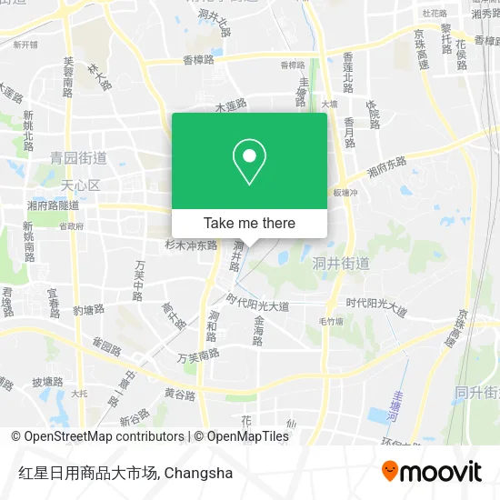 红星日用商品大市场 map